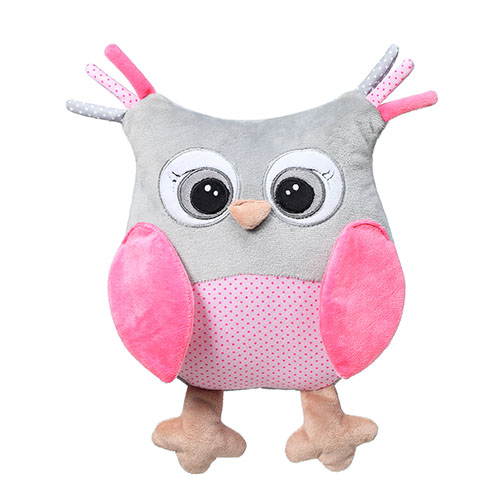 Toy pillow pink OWL SOFIA
