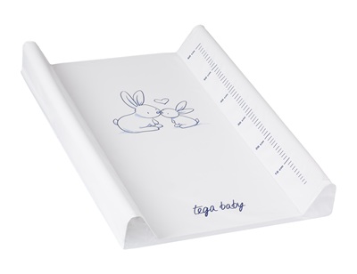 Changing mat LITTLE BUNNIES white - Tega Baby