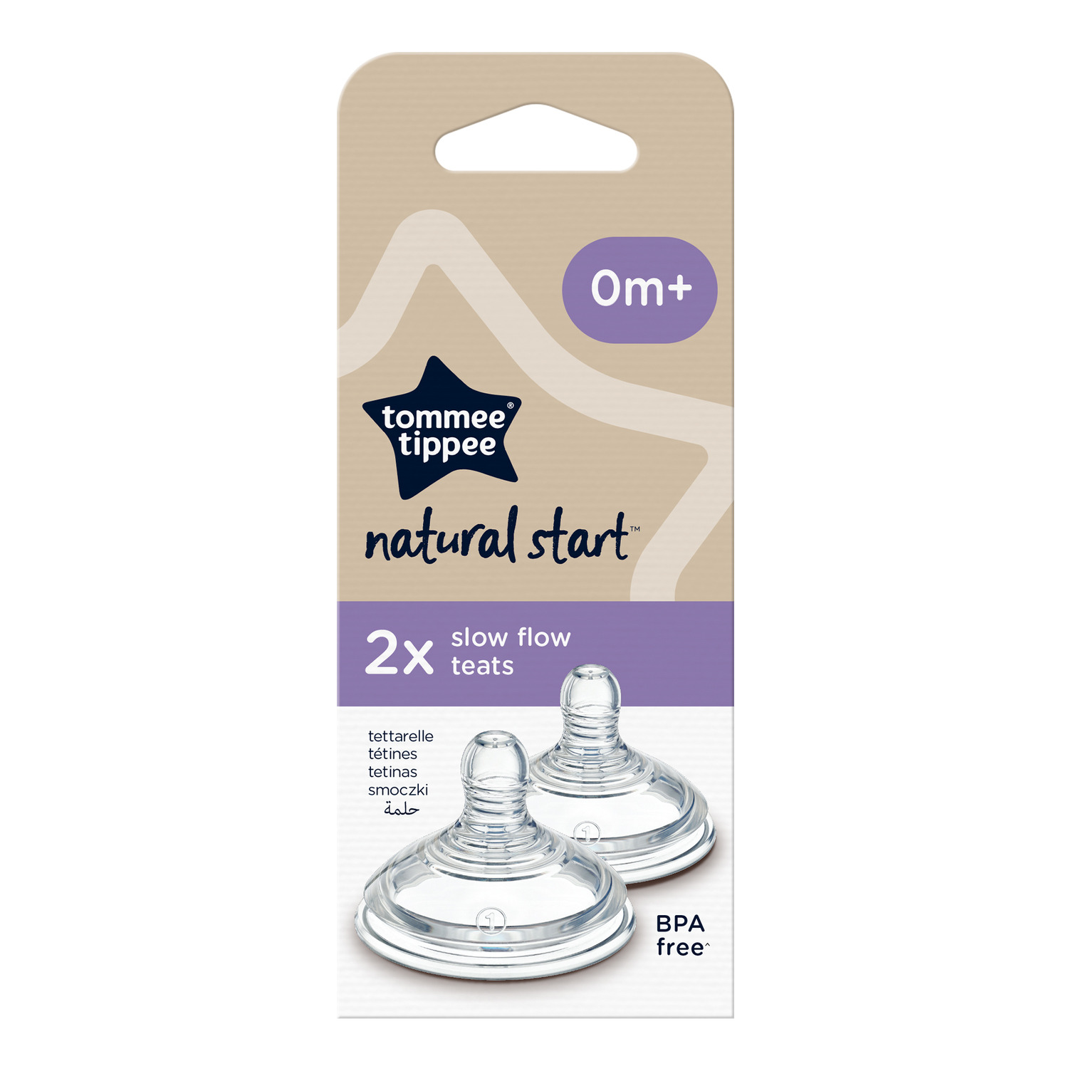 Bottle teats 0m Anticolic Tommee Tippee