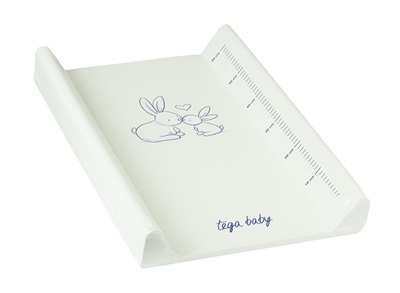 Changing mat LITTLE BUNNIES light green - Tega Baby