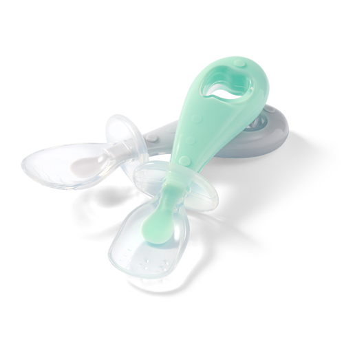 Silicon spoons BABYONO boy